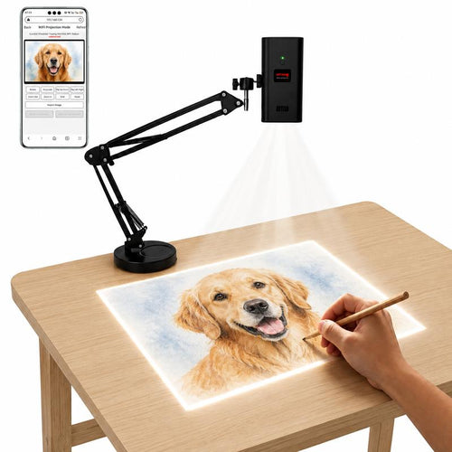 360° Art Tracing Projector: Professional-Grade Tracing Precision for Any Craft, Any Surface.