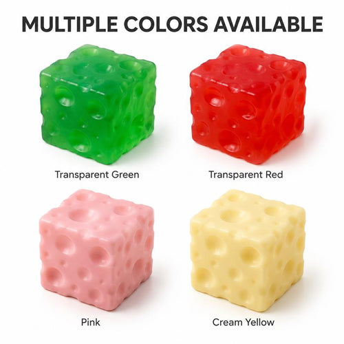 Moldable Cheese Cube Squishy Fidget