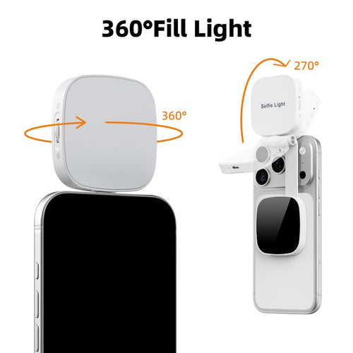 Magnetic Selfie Light with Mirror: Use Your Good Camera