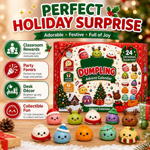 Christmas Dumpling Squishy Advent Calendar: 24 Days