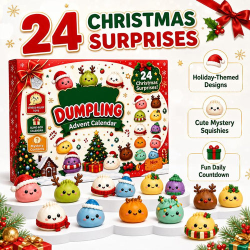 Christmas Dumpling Squishy Advent Calendar: 24 Days