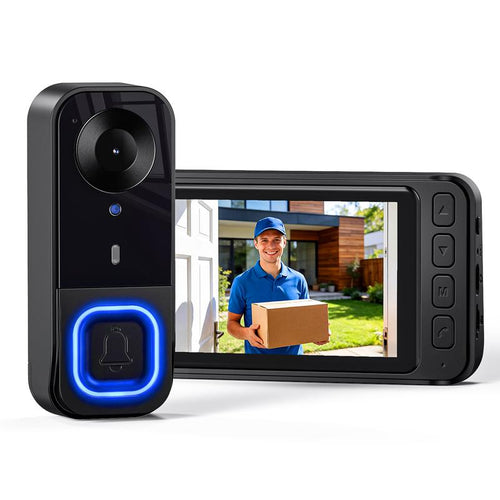 No-WiFi Video Doorbell with Indoor Monitor