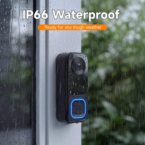 No-WiFi Video Doorbell with Indoor Monitor