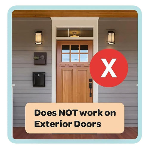 Snap-On Childproof Door Lock: No Drill