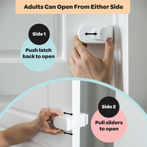 Snap-On Childproof Door Lock: No Drill
