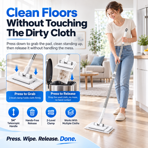 Retractable Disposable Pad Mop