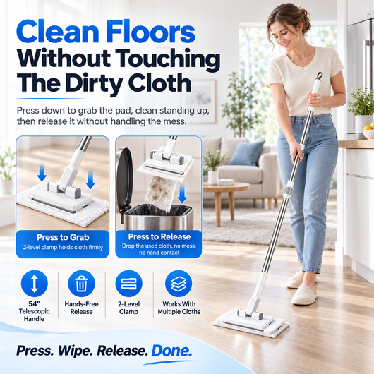 Retractable Disposable Pad Mop