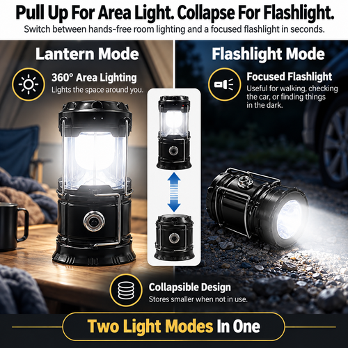 Collapsible LED Lantern 4-Pack