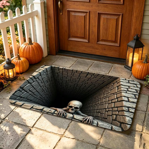 3D Skull Pit Doormat