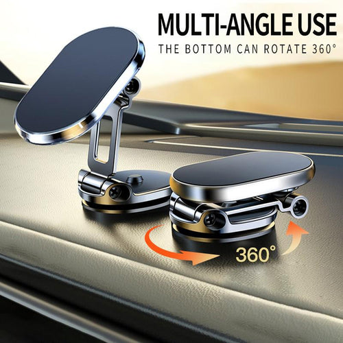 Foldable Magnetic Holder: Eyes Up, Dash Clean