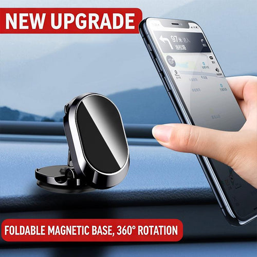 Foldable Magnetic Holder: Eyes Up, Dash Clean
