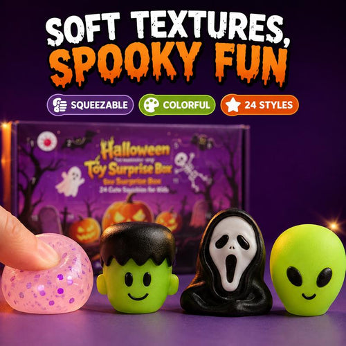 Halloween Squishy Countdown Box - 24 Day Advent