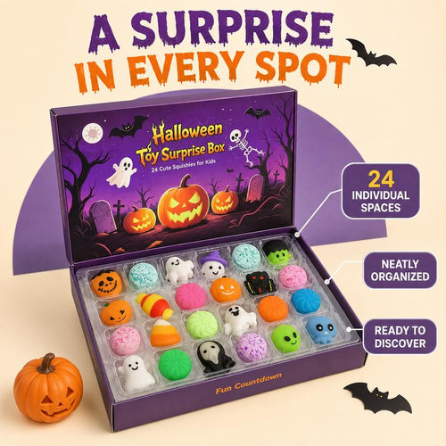 Halloween Squishy Countdown Box - 24 Day Advent