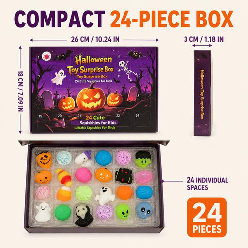 Halloween Squishy Countdown Box - 24 Day Advent