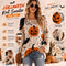 Pumpkin & Bats Open-Knit Sweater