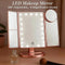 Trifold Lighted Makeup Vanity Mirror