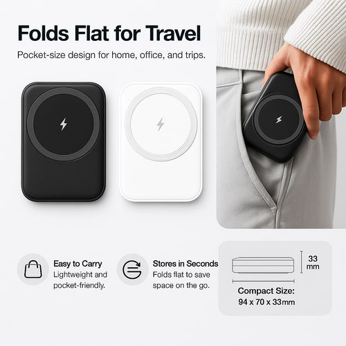 3-in-1 Foldable Magnetic Wireless Charger
