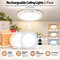 Motion Sensor Ceiling Light 2-Pack: 30-Second Install