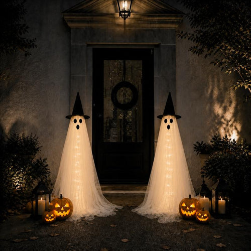 5Ft Lighted Ghost Decor 2-Pack