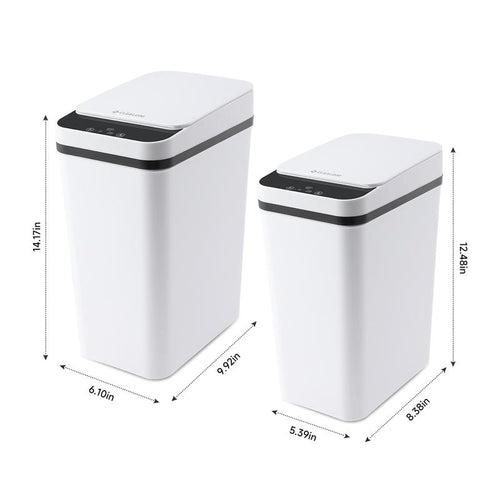 Touchless Sensor Trash Can 2-Pack