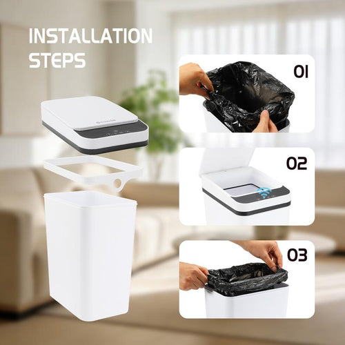 Touchless Sensor Trash Can 2-Pack