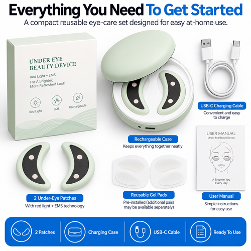 Red Light EMS Under Eye Patches